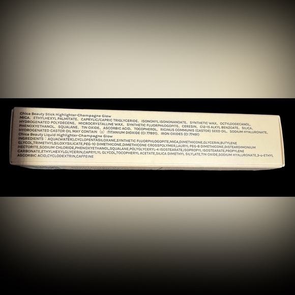 Chica Beauty Chica Glow Highlighter Duo Champagne Glow Brand New in Box 2 IN 1 - Picture 5 of 9